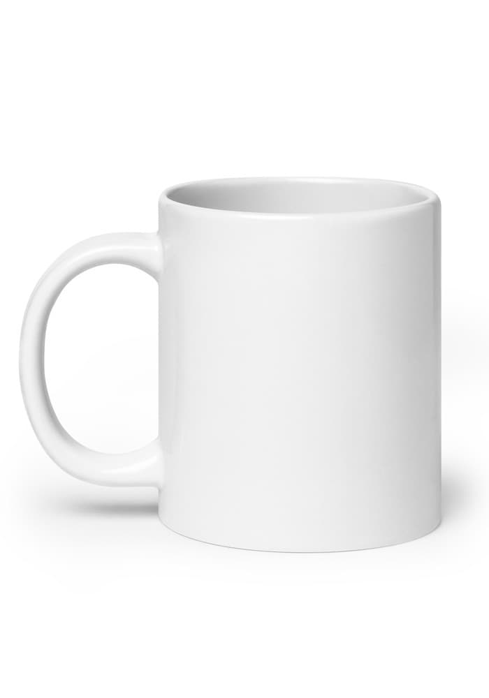 MEAN | White glossy mug thumbnail 6