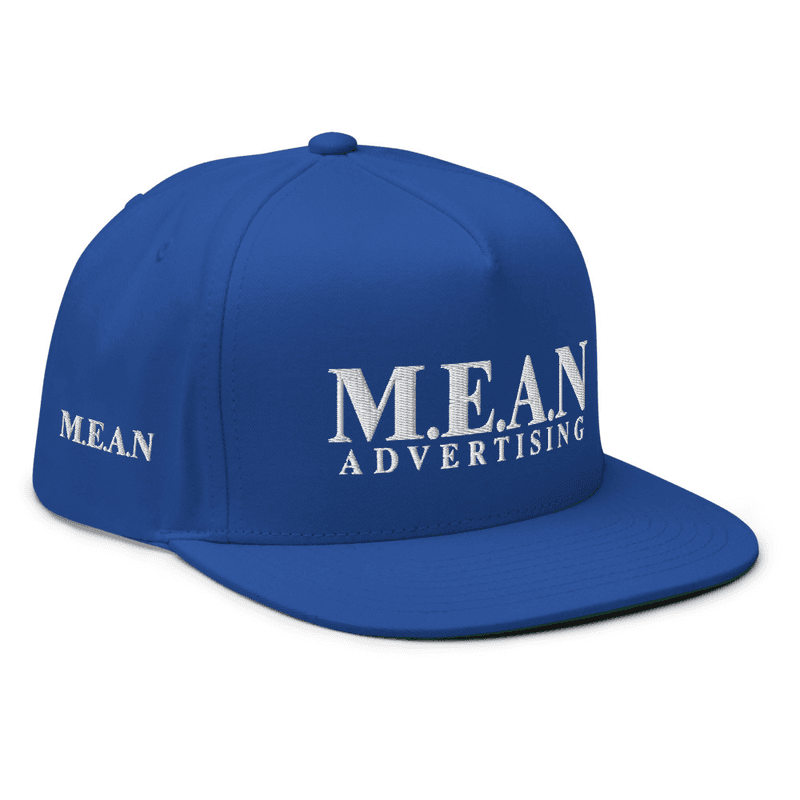 M.E.A.N. Flat Bill Cap