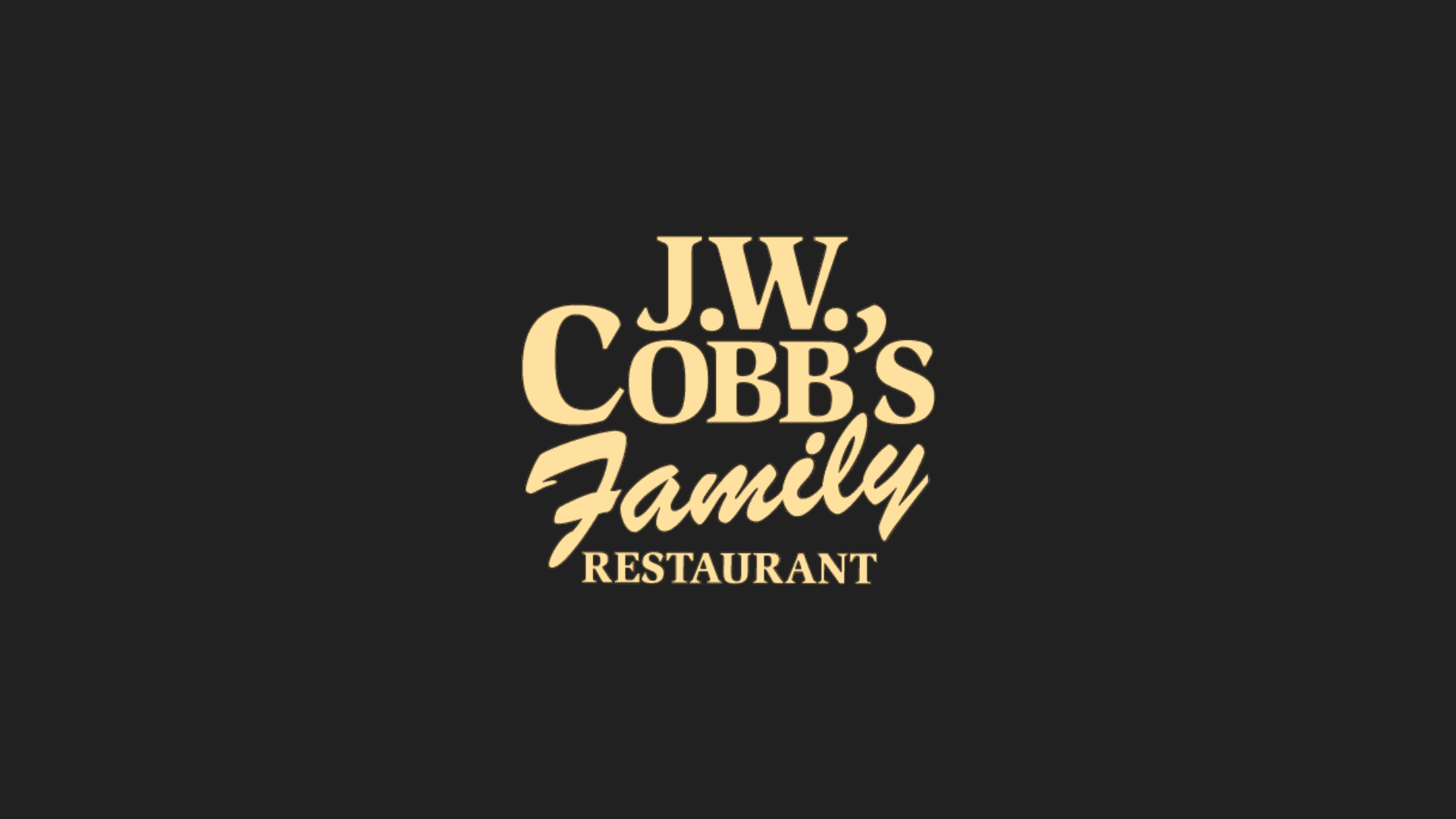 J.W. Cobb's Restaurant Logo Redesign