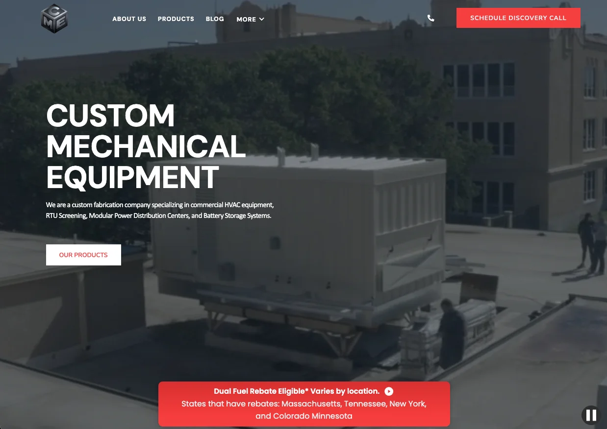 Custom Mechanical Equipment