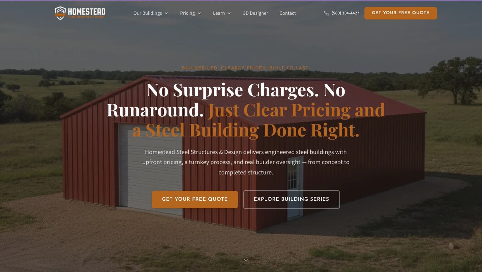 Homestead Steel Website