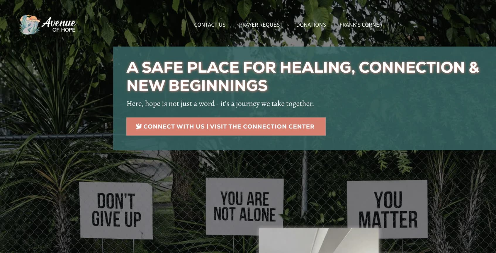 Avenue of Hope Website