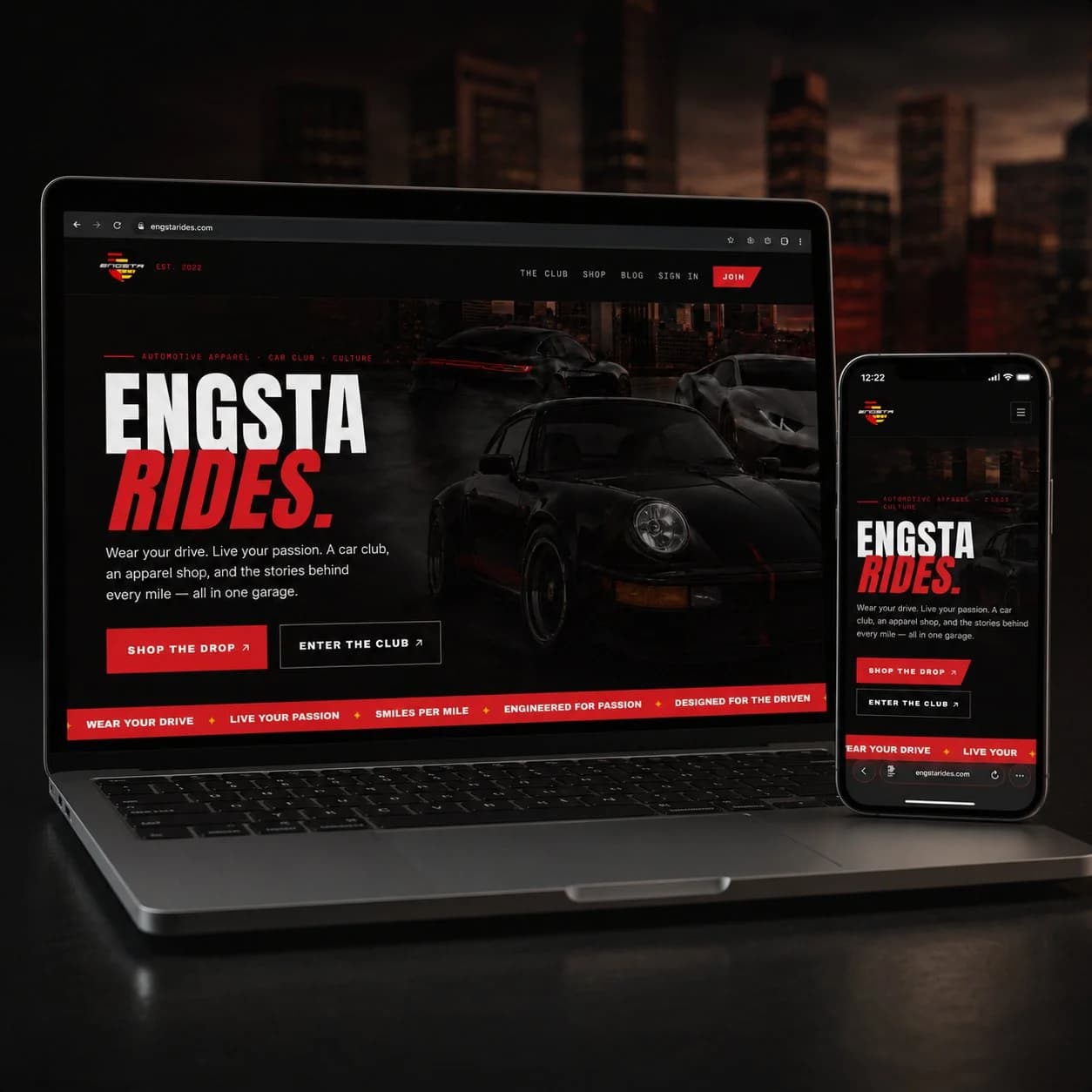 Engsta Rides — Car Club Community Platform