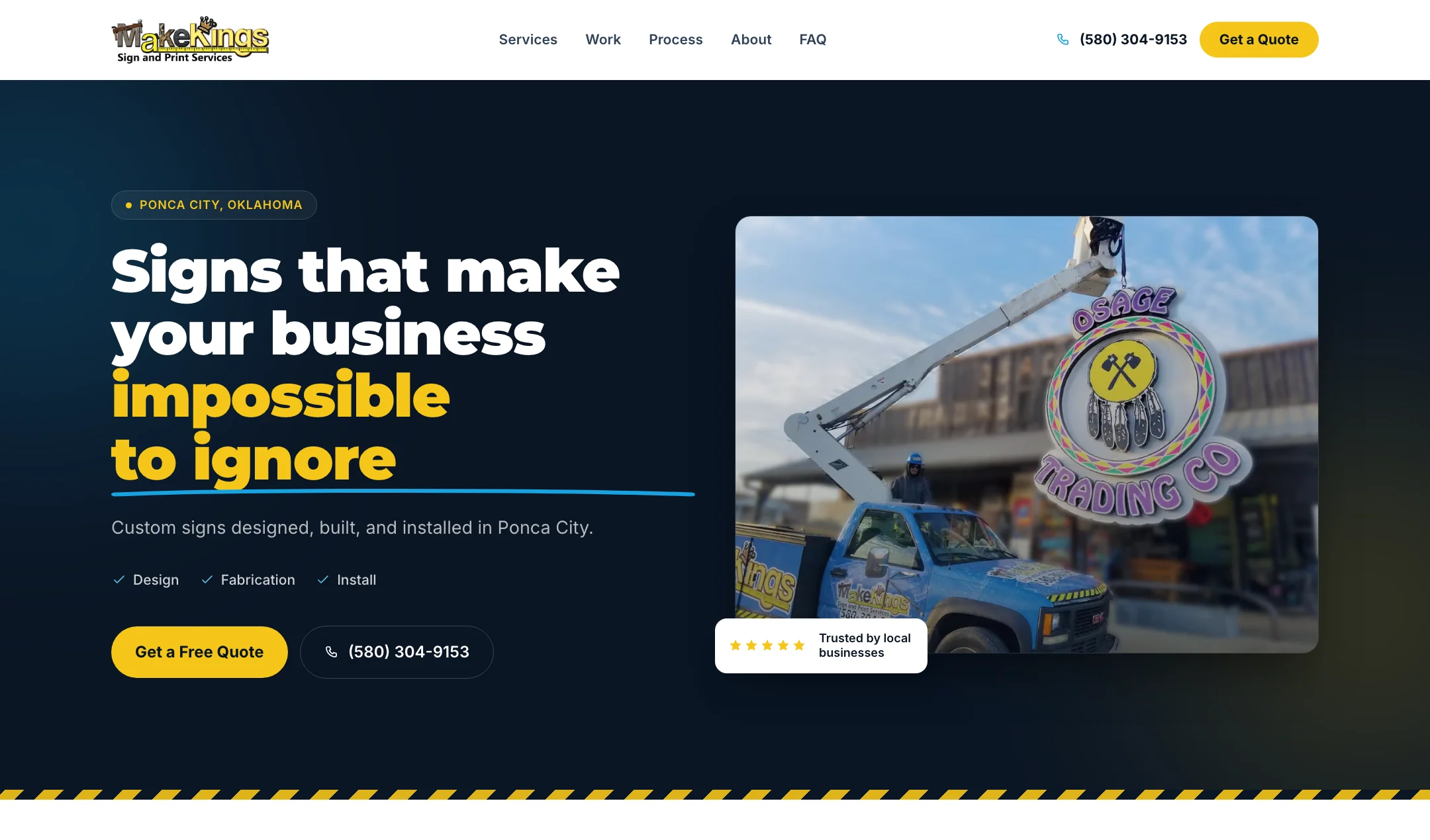 MakeKings — Sign & Print Shop Website